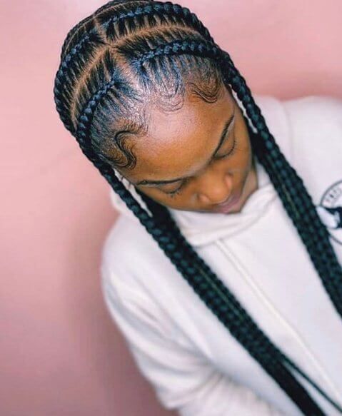 4 pop smoke braids