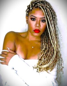 Black and Blonde Tribal Braids