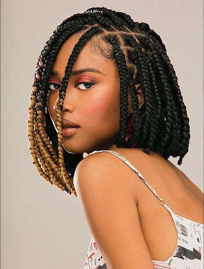 Bob Jumbo Knotless Braids