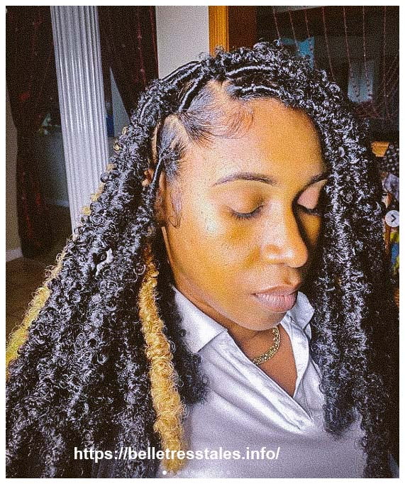 Bohemian Curve Parted Locs