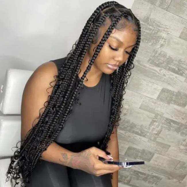 Boho Jumbo Knotless Box Braids