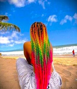 Colorful Tribal Braids