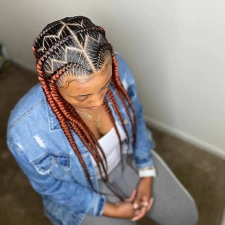 Copper Pop Smoke Braids