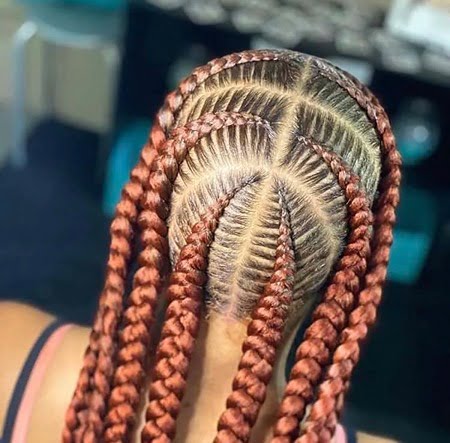 Ginger Pop Smoke Braids