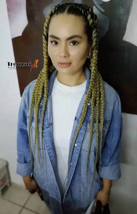 Golden Pop Smoke Hairstyle