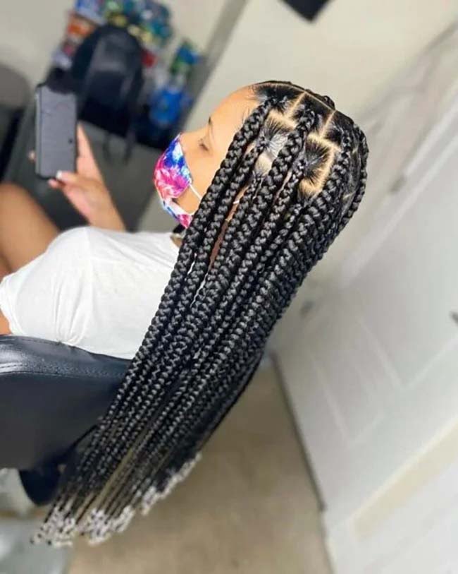 Jumbo Braids with Beads