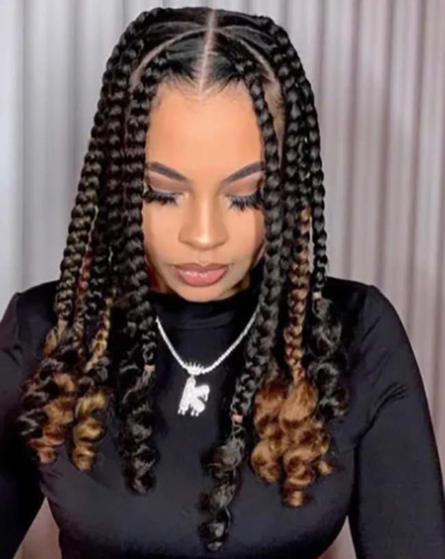 Jumbo Goddess Knotless Braids