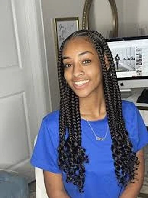 Long Coi Leray Braids With Curls