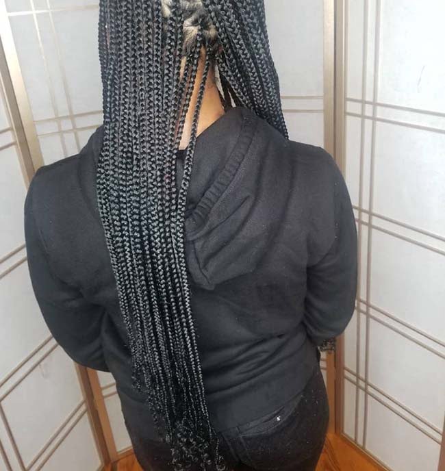 Long Goddess Knotless Braids 