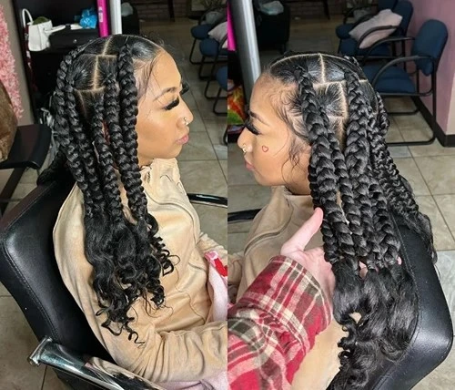 Loose Chunky Coi Leray Braids