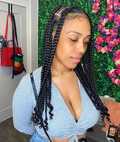 Medium jumbo Coi Leray braids