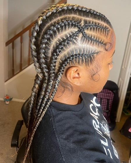 Pop Smoke Braids With Tapered Ends