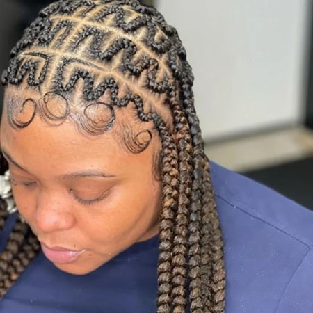 S-Pattern Pop Smoke Braids