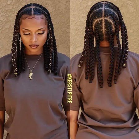 Short Jumbo Pop Smoke Braids