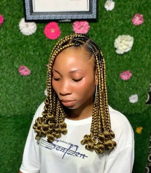 Side Part Coi Leray Braids