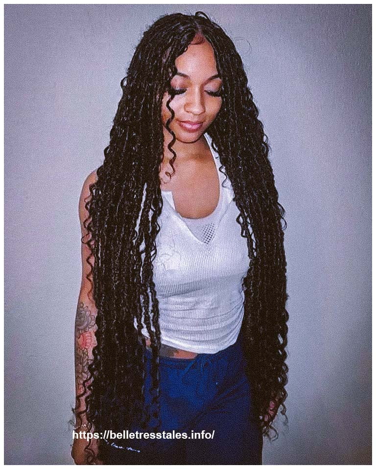 Thigh Length Goddess Locs