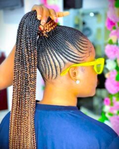 Tribal Braids Ponytail