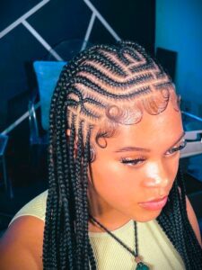 Tribal Braids With Intricate Design