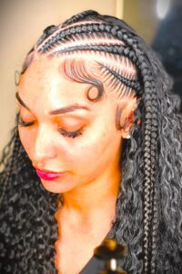 Tribal Braids With Knotless in the Back