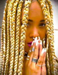 Tribal Braids with Rings