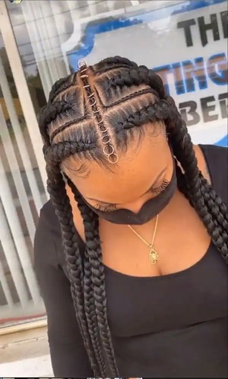  Tribal Pop Smoke Braids With Hair Rings