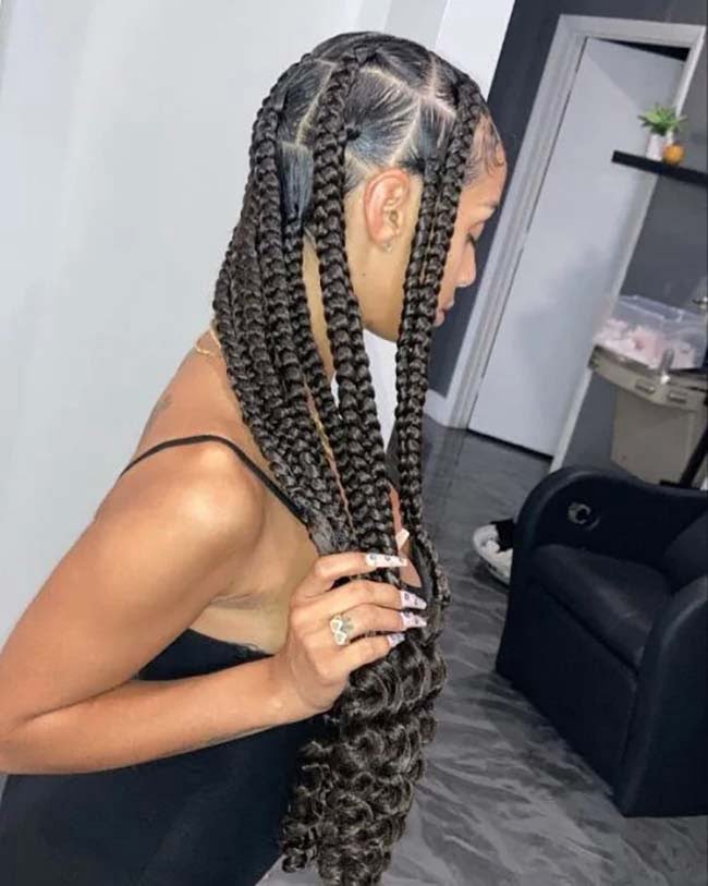 Waist Length Jumbo Braids