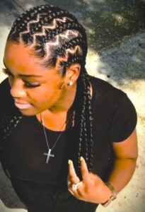 Zig Zag Tribal Braids