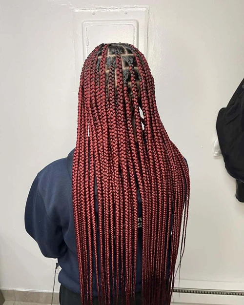 Bronze Red Braids