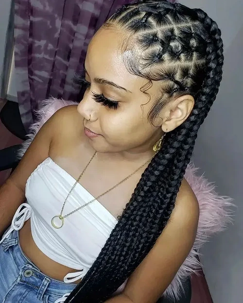 Jumbo Criss Cross Knotless Braids