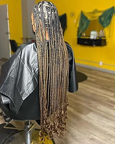 Ombre Bohemian Knotless Braids