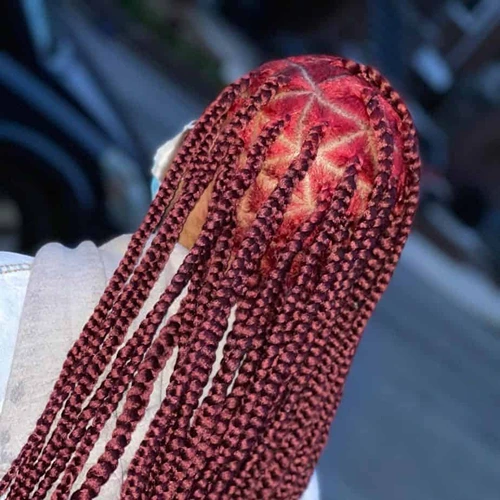 Red Triangle Braids