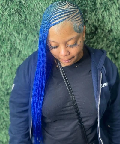 Blue Lemonade Tribal Braids 