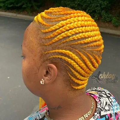 Bright Yellow Lemonade Braids