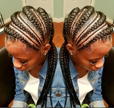 Cornrow Lemonade Tribal Braids