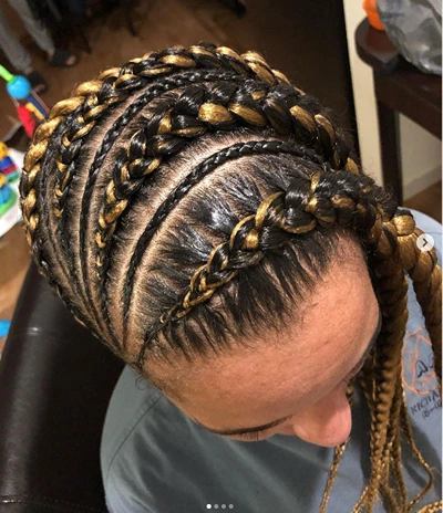  Mixed Lemonade Tribal Braids