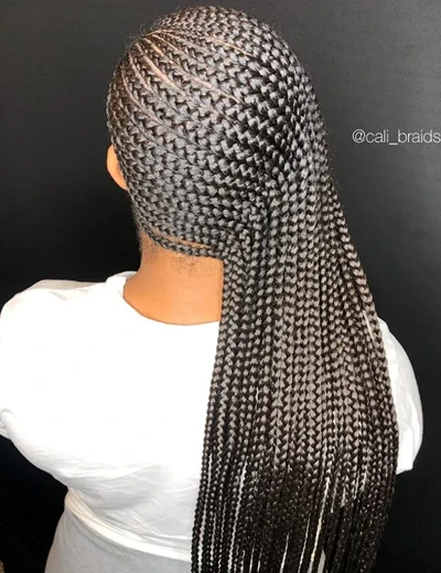 Neat Lemonade Braids Protective Style