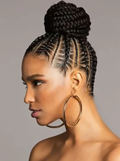 Updo Lemonade Braids